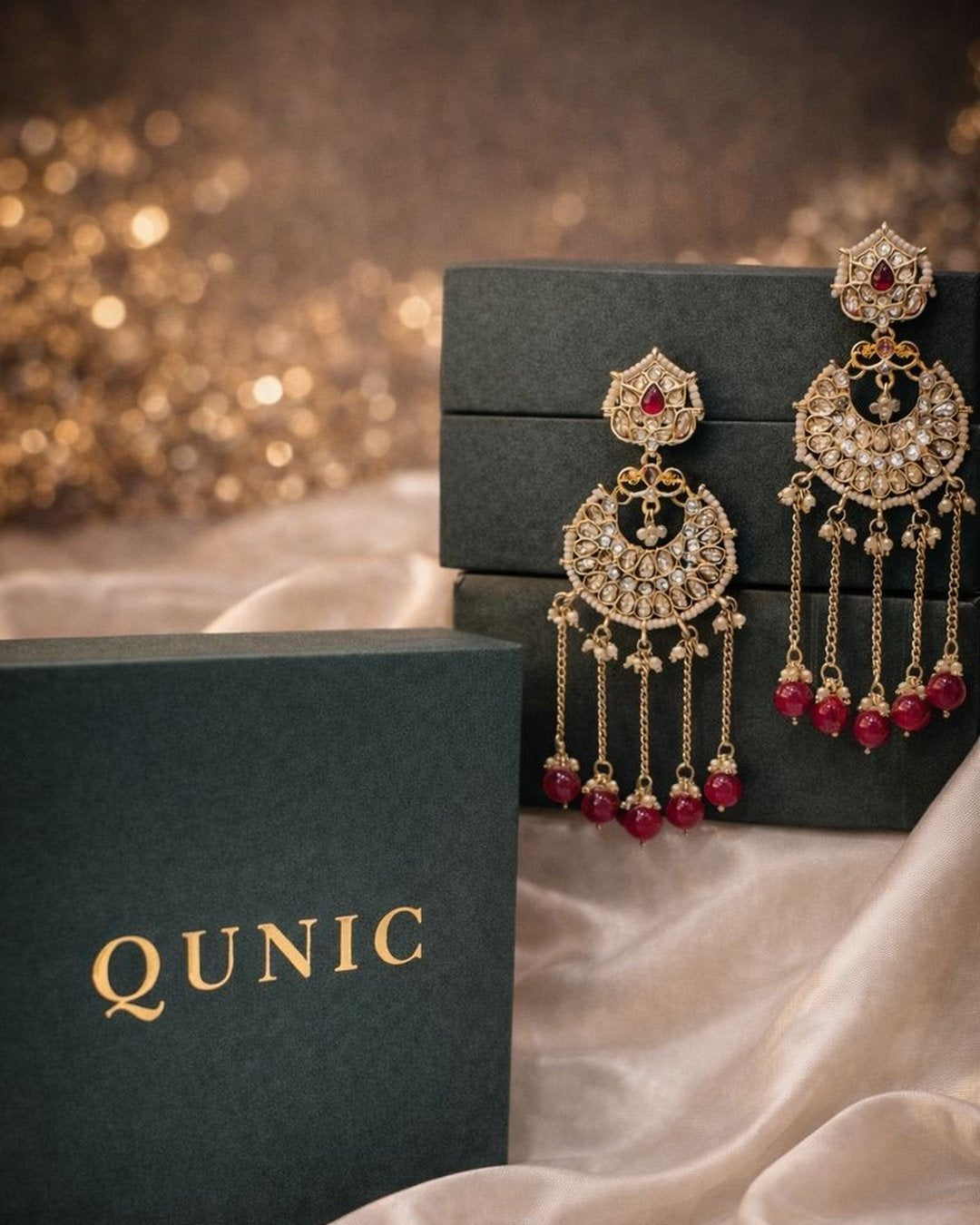 The Ruby Noor Chandbali