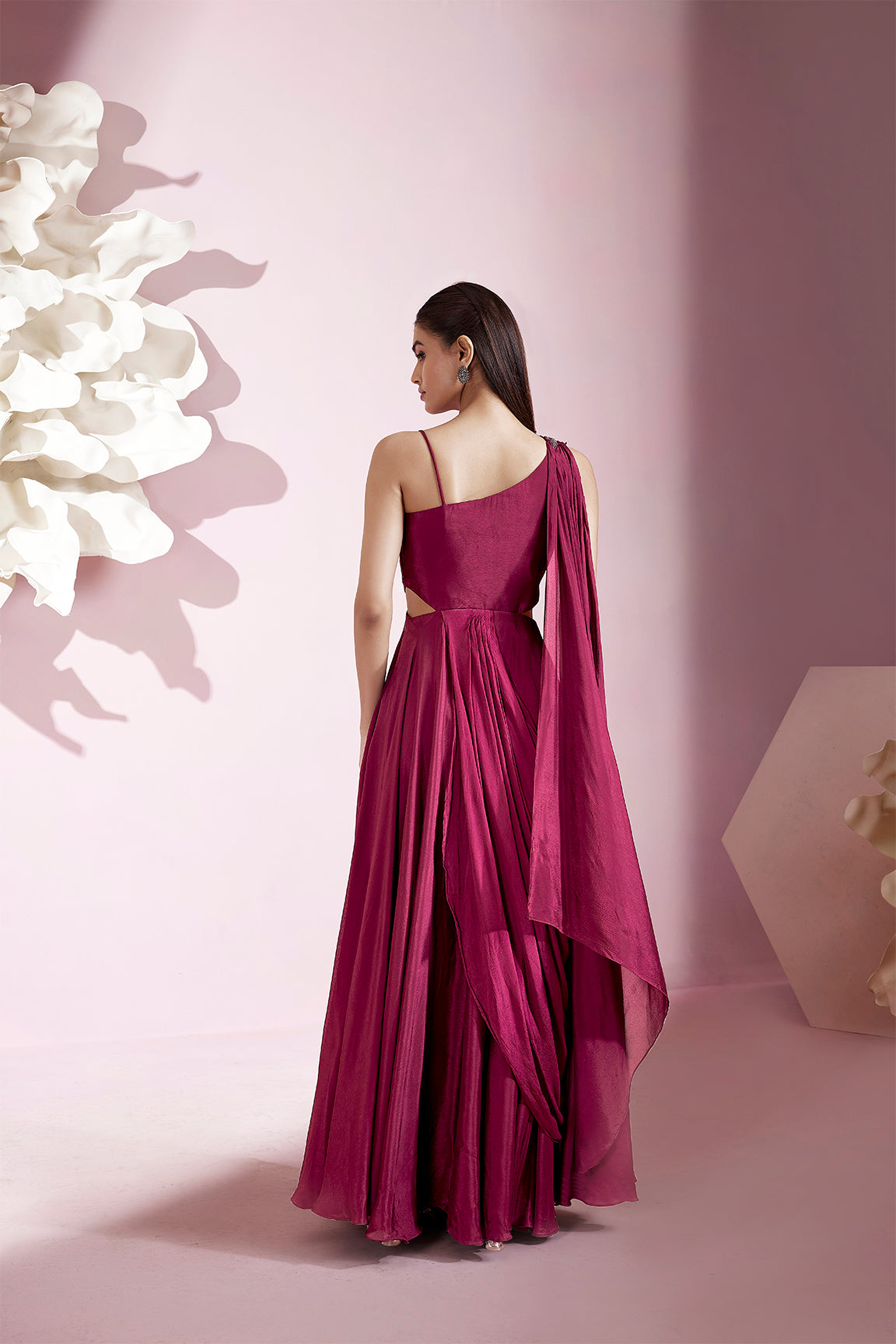 Burgundy Veil