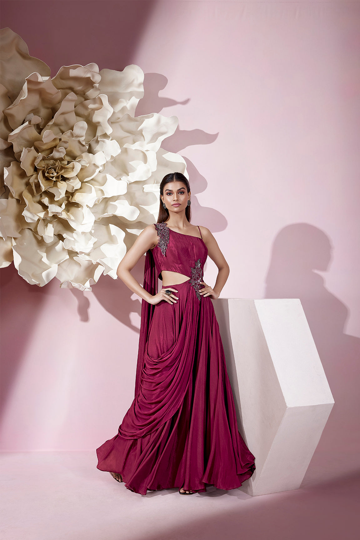 Burgundy Veil