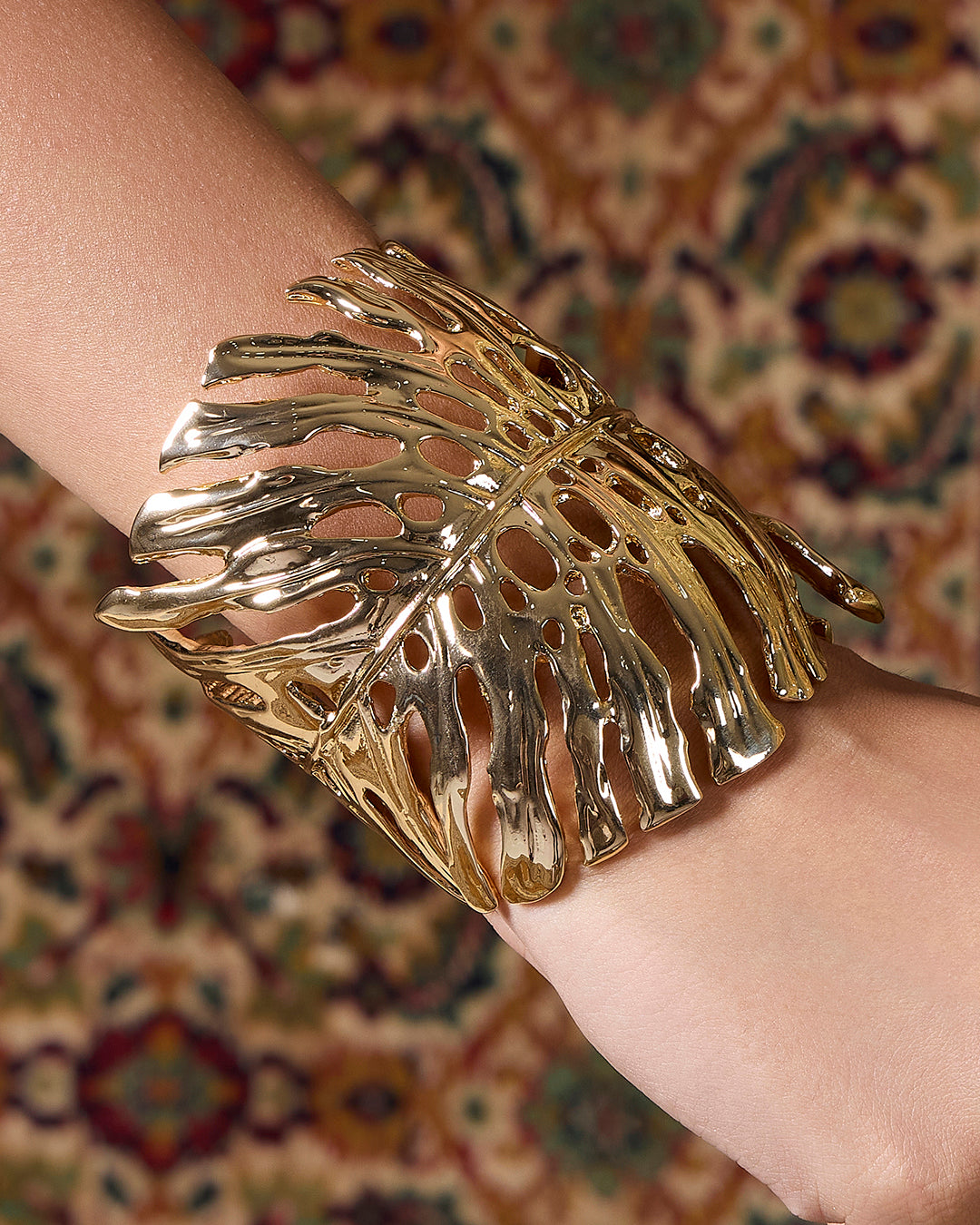 Gold Sunburst Cuff