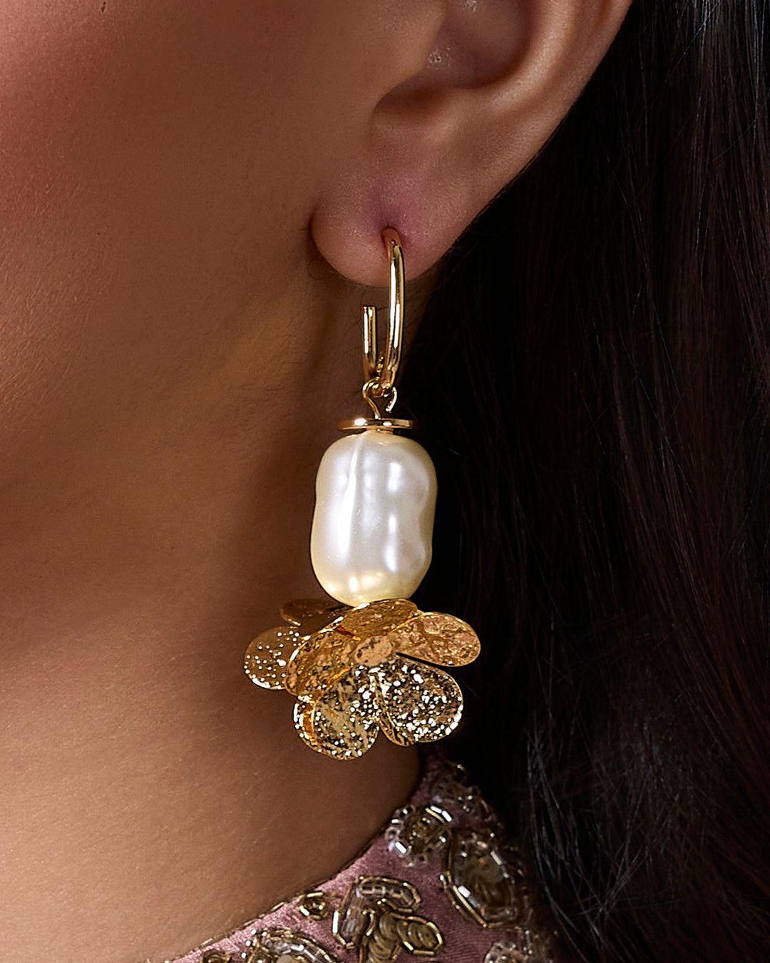 Roselle earrings