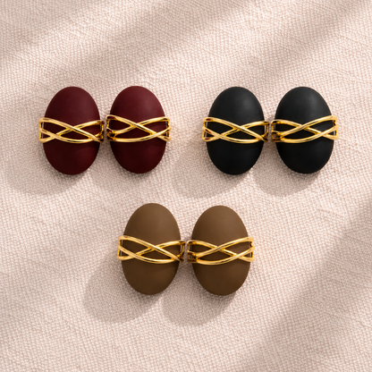Noir & Rouge Aurelia Studs
