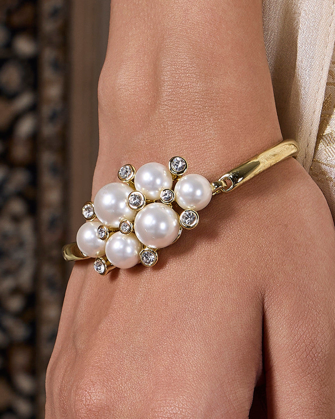 Pearl Cluster Bracelet