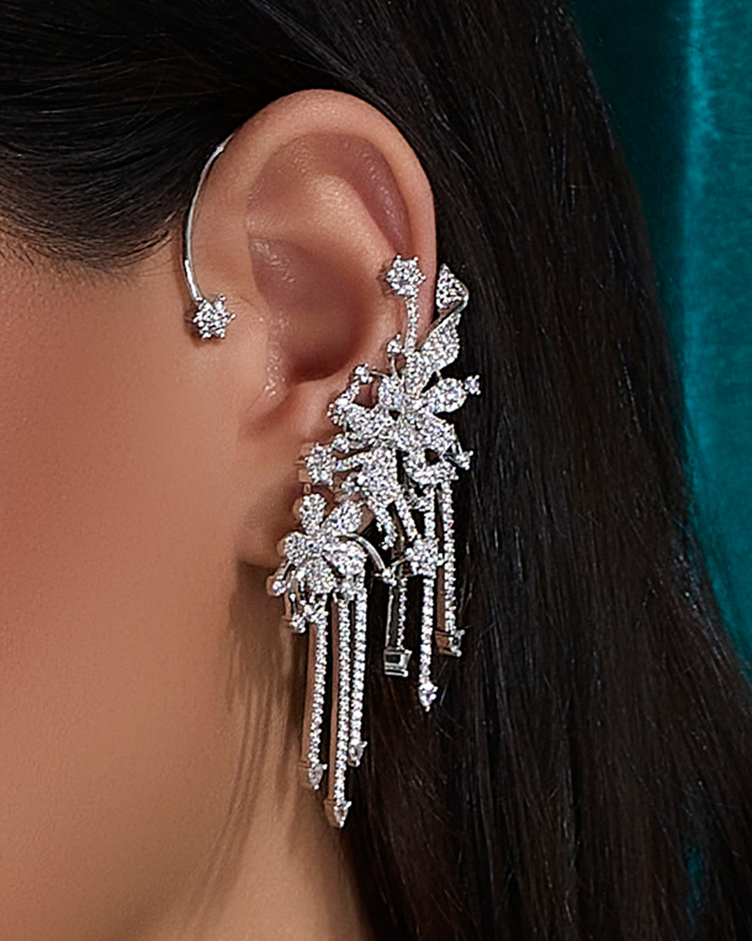 Sheesh Mahal Earring cuffs