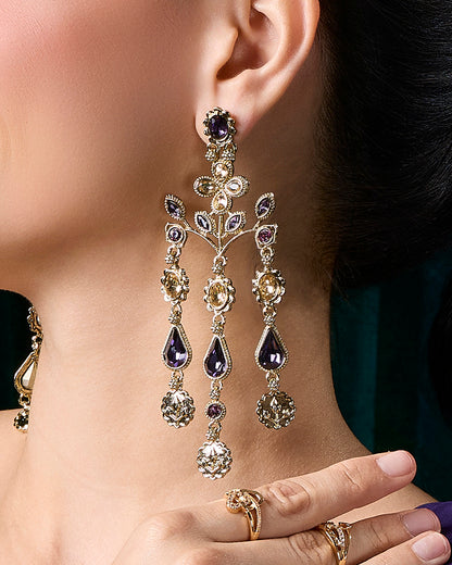 Sapphire Vine Chandbalis