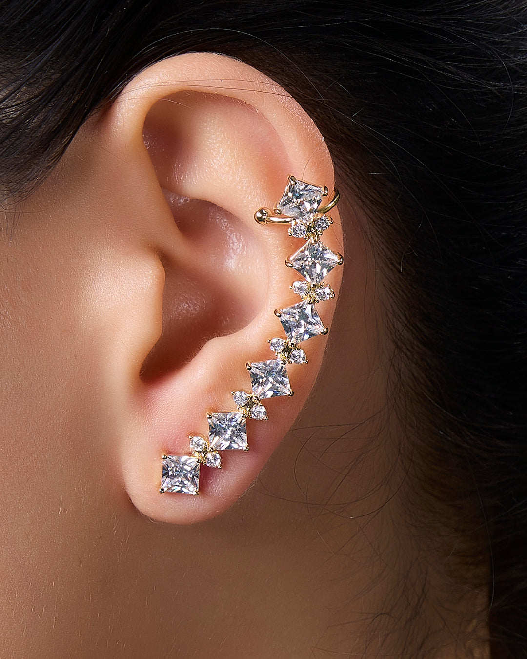 Diamond Halo cuffs
